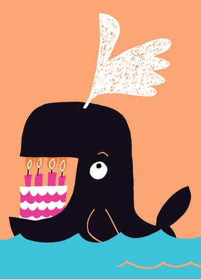 292x404 Whale Clipart Happy Birthday