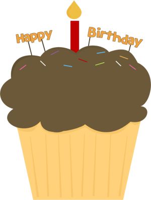 Happy Birthday Cupcake Clipart