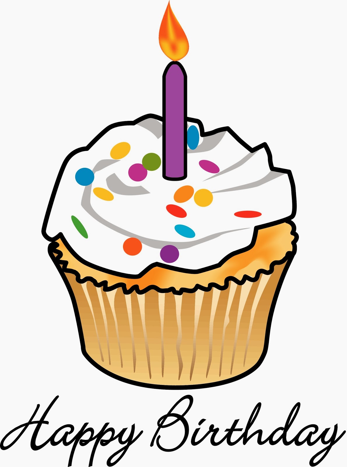 1190x1600 Collection Of Birthday Cupcake Drawing High Quality, Free