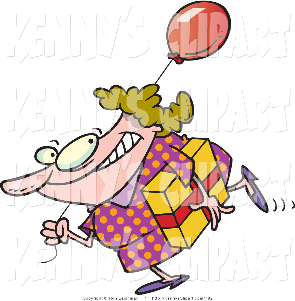 1024x1044 Cliprt Of Happy Birthday Girl In Polka Dot Dress, Carrying