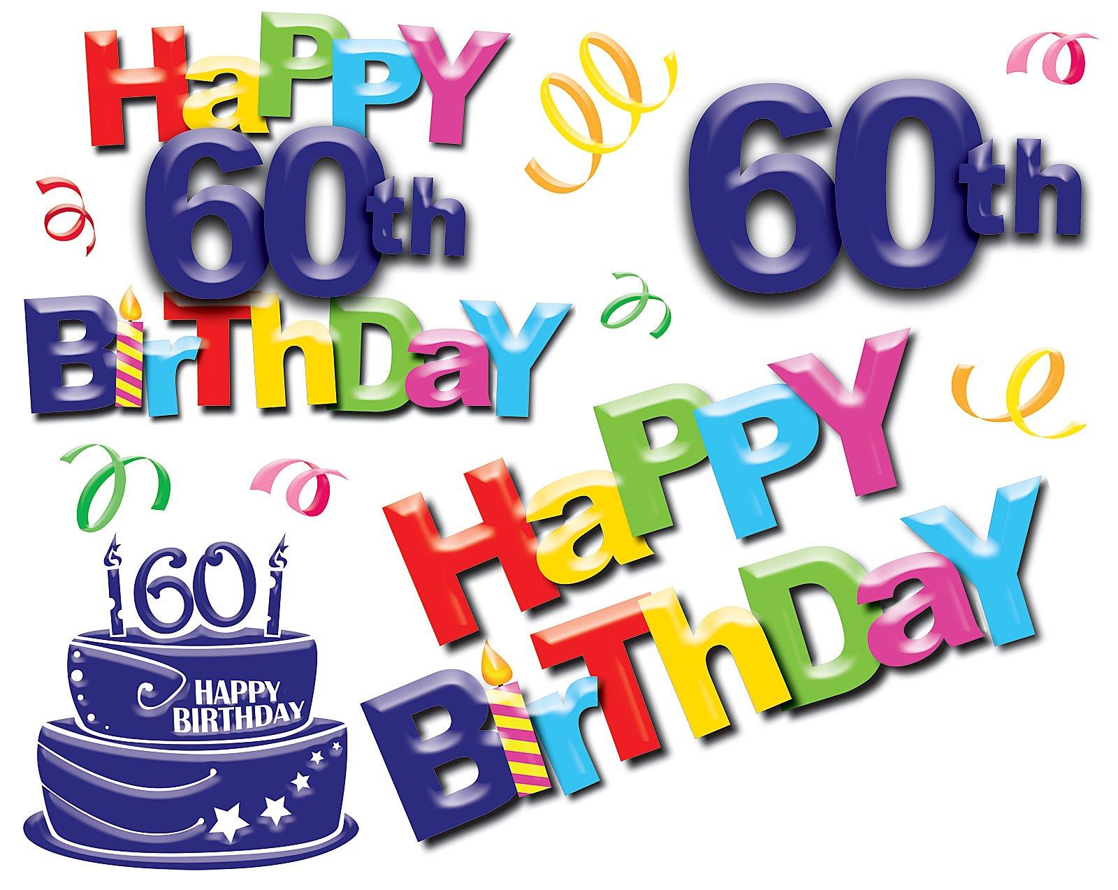 1600x1274 Free Happy 60th Birthday Clip Art