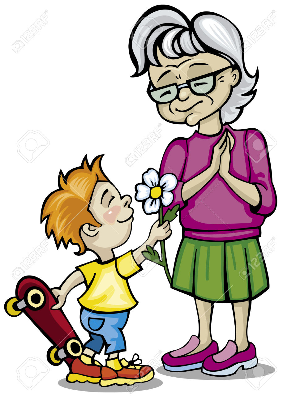 915x1300 Collection Of Grandma And Granddaughter Clipart High Quality