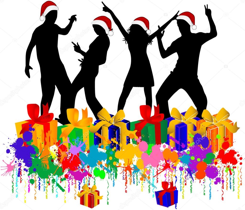 1024x876 Christmas Clip Art Black And White