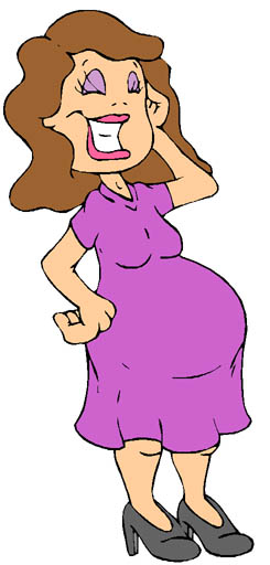 245x512 Free Clipart Of Pregnant Women, New Mothers And Families