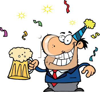 350x322 Happy Birthday Beer Clipart