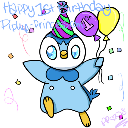 500x500 Happy First Birthday By Piplup Princess