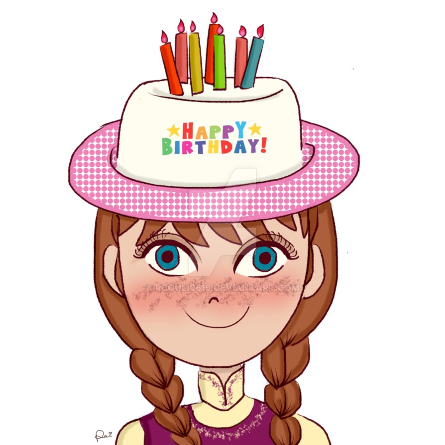 894x894 Happy Birthday, Princess Anna! By Rcouli0619