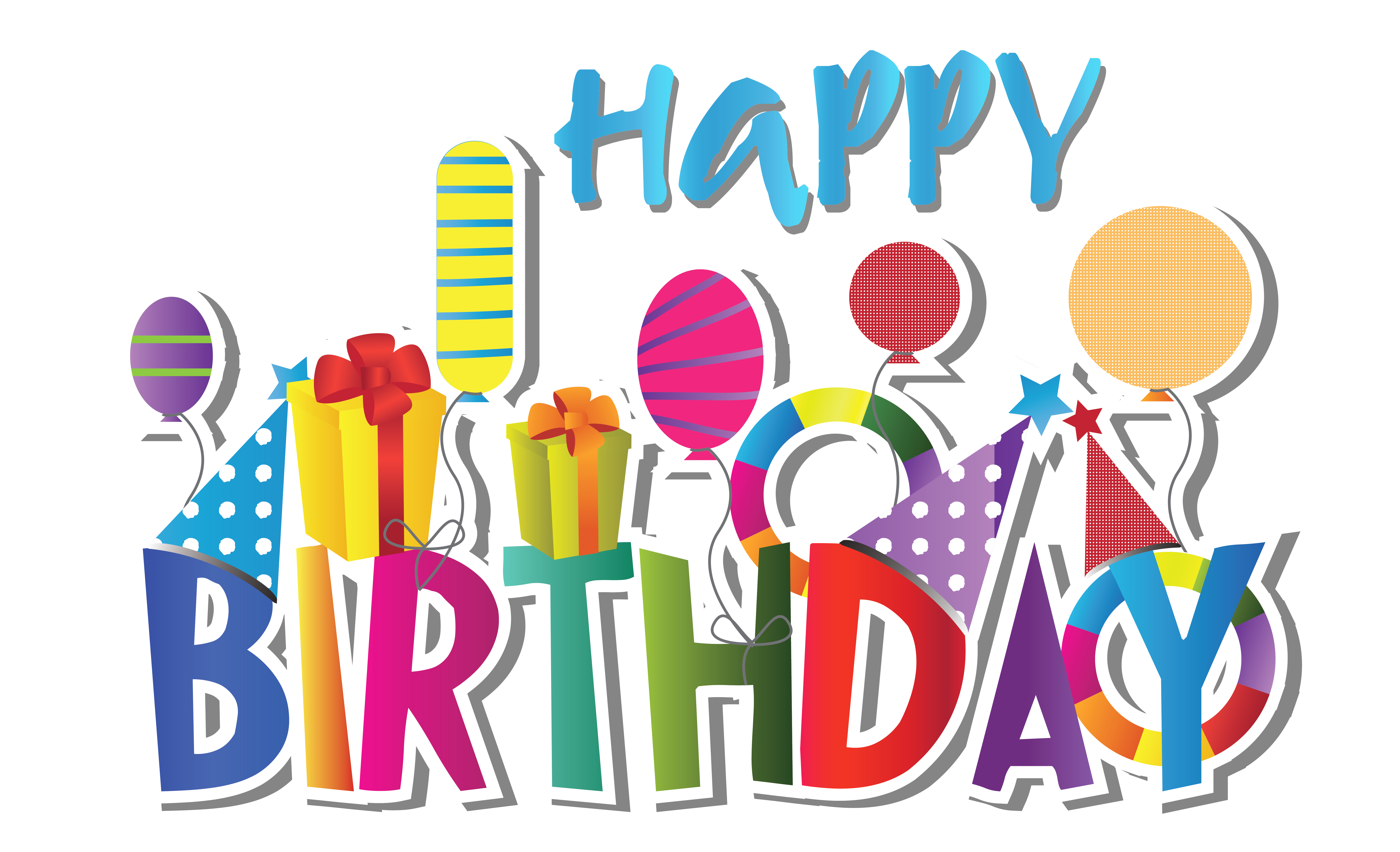 7028x4277 Collection Of Happy Birthday Clipart High Quality, Free