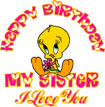342x349 Happy Birthday Sister Clipart