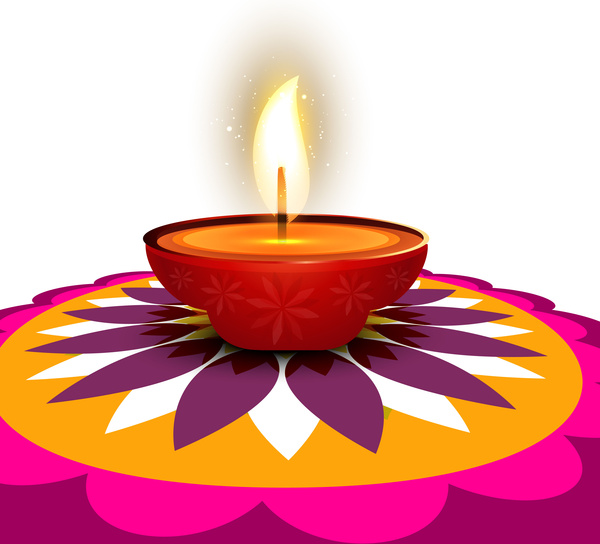 600x544 Traditional Clipart Diwali Rangoli