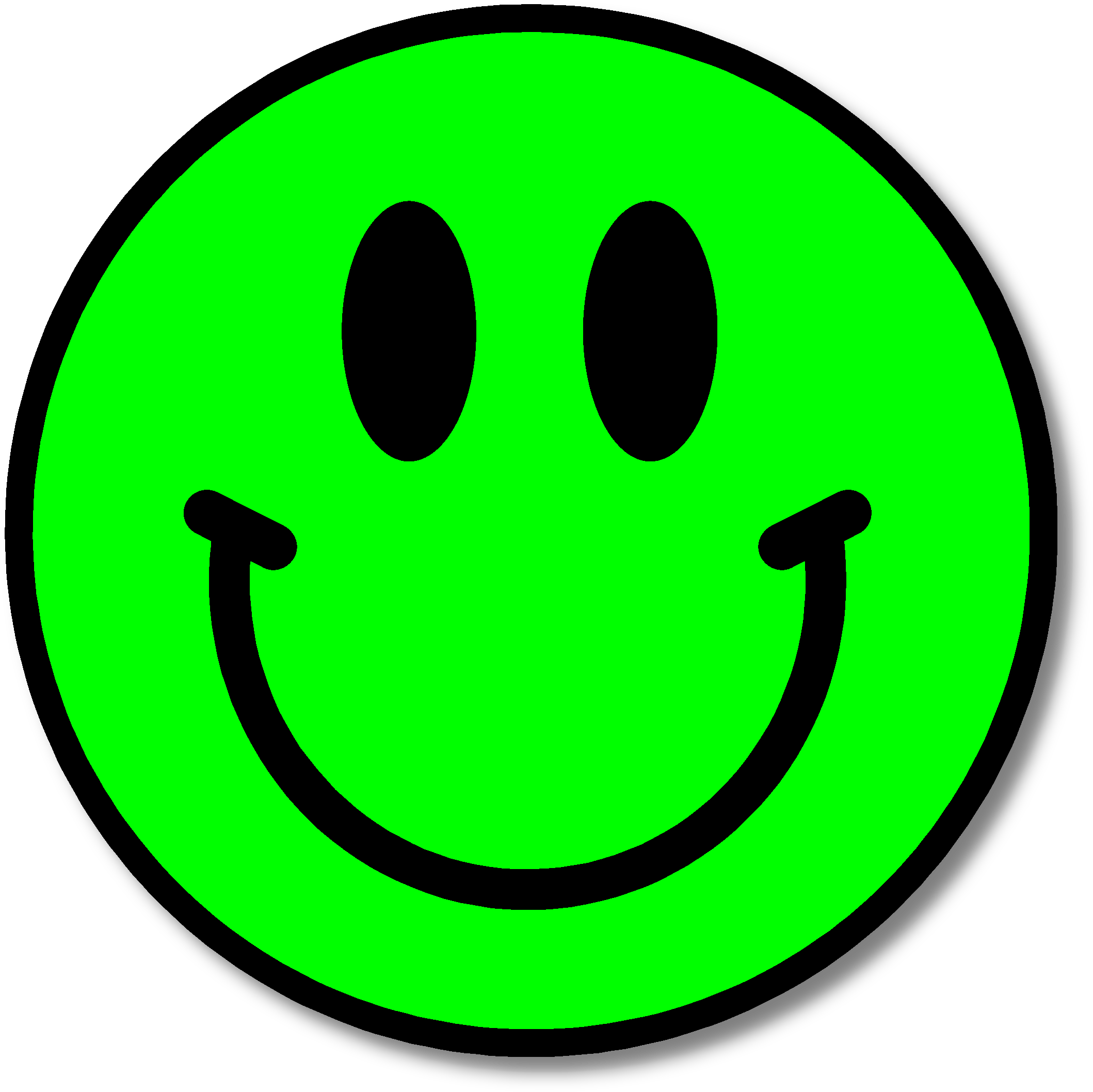 2118x2116 Green Happy Face Clipart