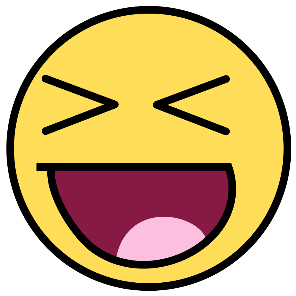 1000x1000 Collection Of Laughing Smiley Clipart High Quality, Free