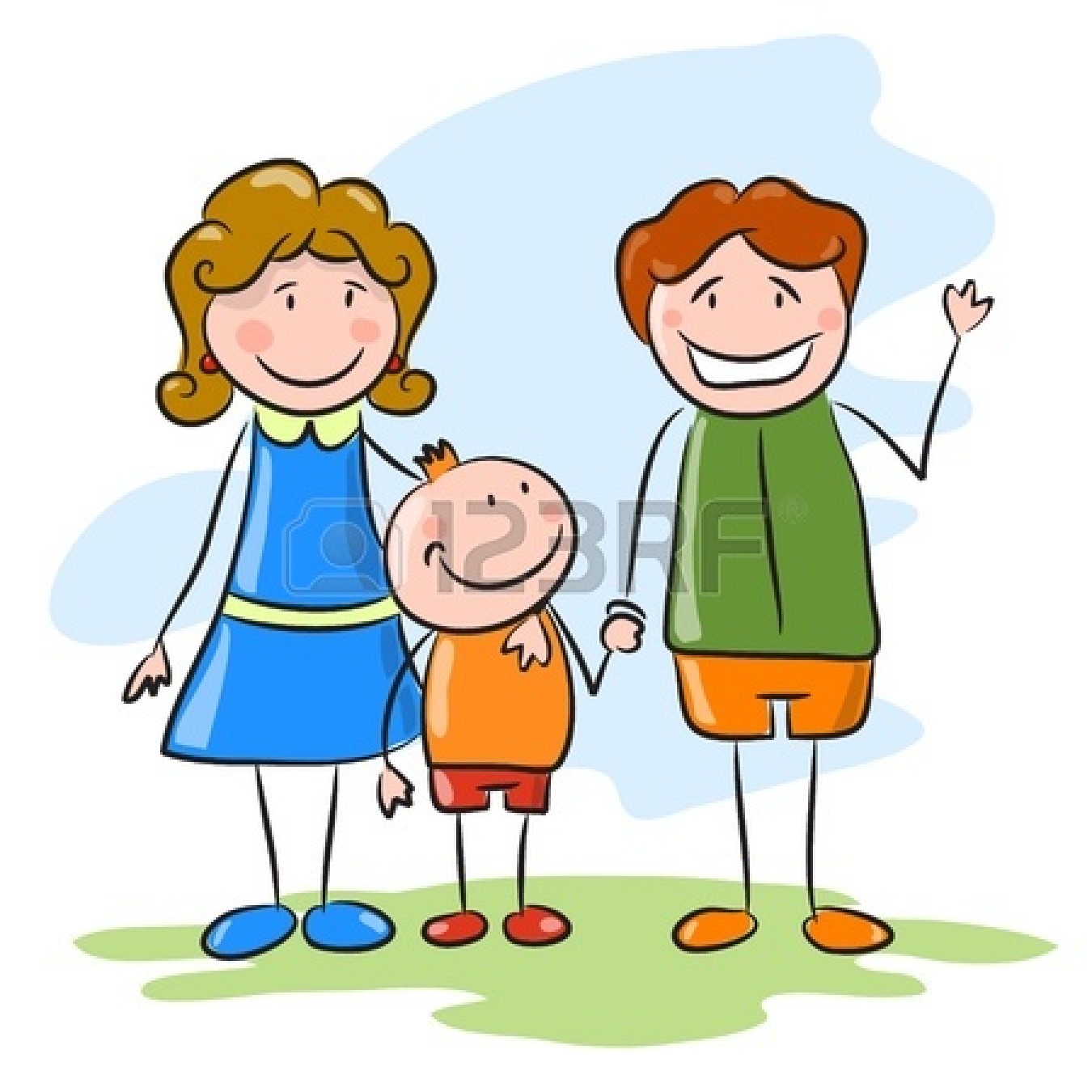 1350x1350 Happy Family Clipart Free