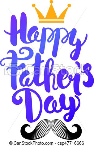 304x470 Happy Fathers Day Greeting Card Clip Art Vector