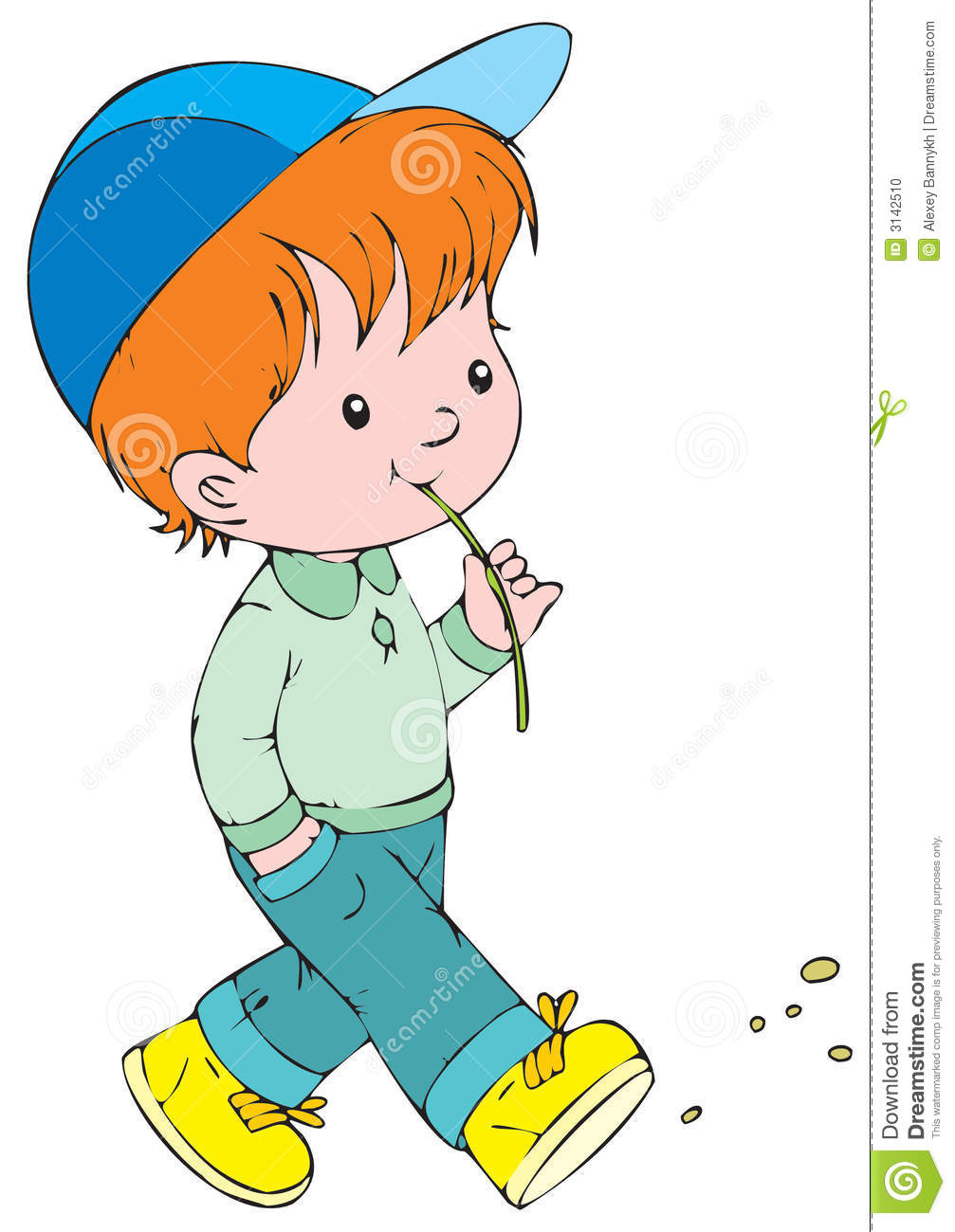 1007x1300 Little Boy Walking Clipart