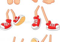 200x140 Cartoon Feet Brown Happy Feet Clip Art