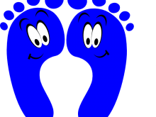 220x165 Happy Feet Clipart Blue Happy Feet Clip Art