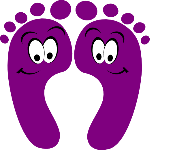 600x522 Purple Clipart Purple Happy Feet Clip Art Clip Art