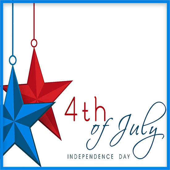 550x550 Independence Day Borders Clipart