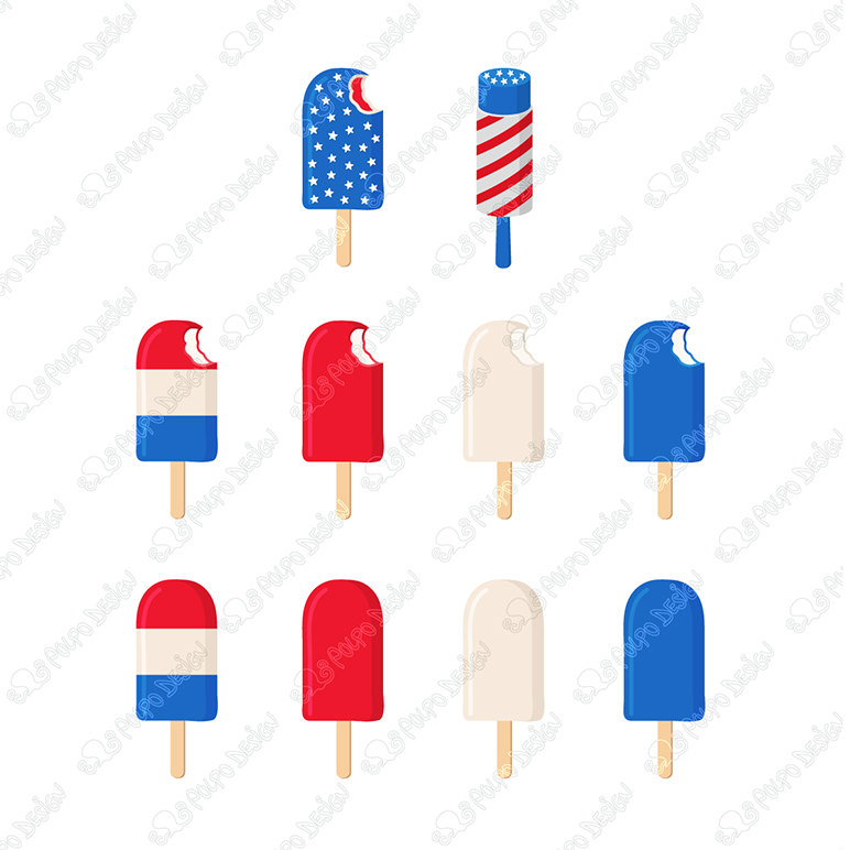 772x772 Patriotic Ice Cream, 4th Of July Clipart, 4th Of July Clip Art