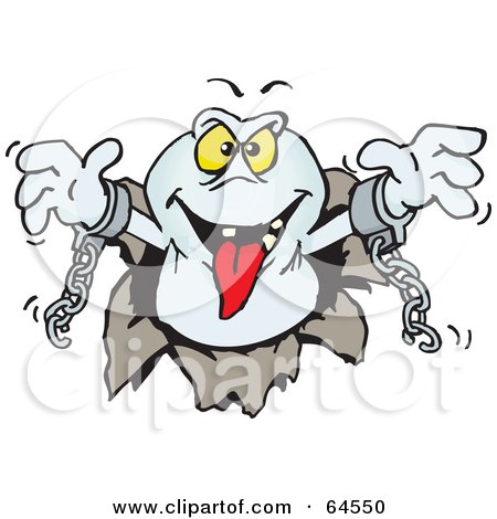 450x470 Clipart Of A Happy Ghost Giving A Thumb Up