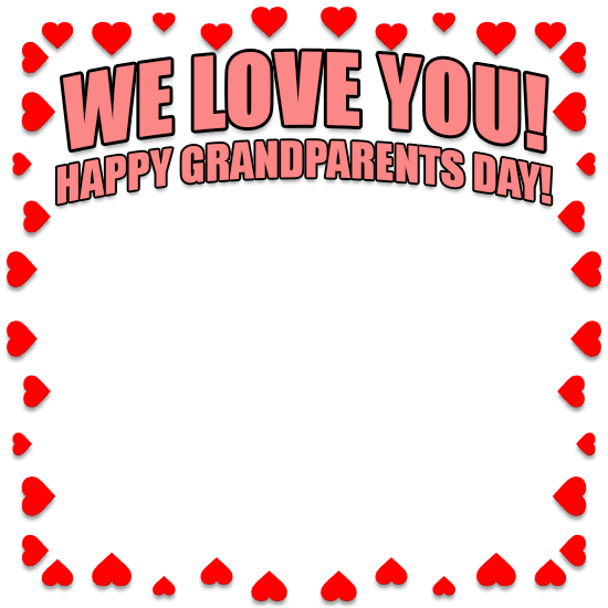 550x550 Free Grandparents Day Borders