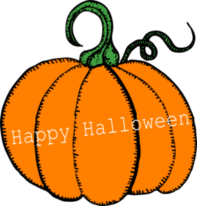 285x297 Happy Halloween Pumpkin Clip Art