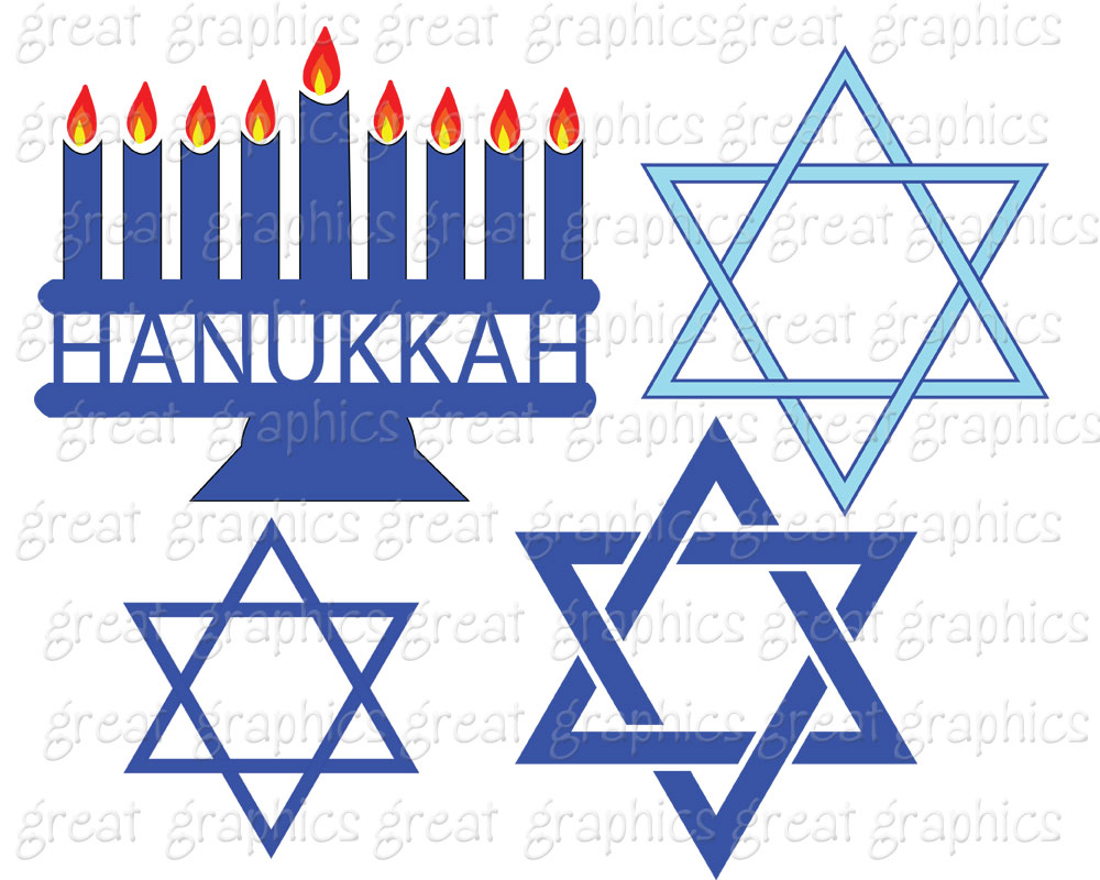 1000x800 Perfect Hanukkah Clip Art Symbols For Designing An Invitation