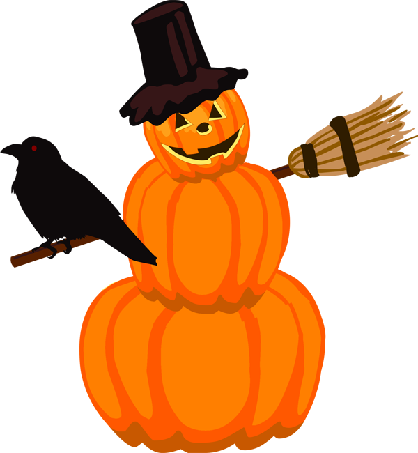 600x650 Happy Jack O Lantern Clipart