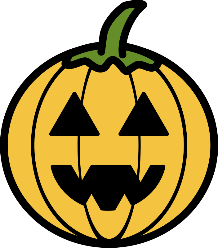 703x800 Collection Of Simple Jack O Lantern Clipart High Quality