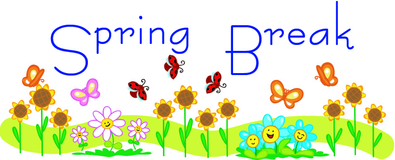 800x324 Happy Spring Break Clipart 8