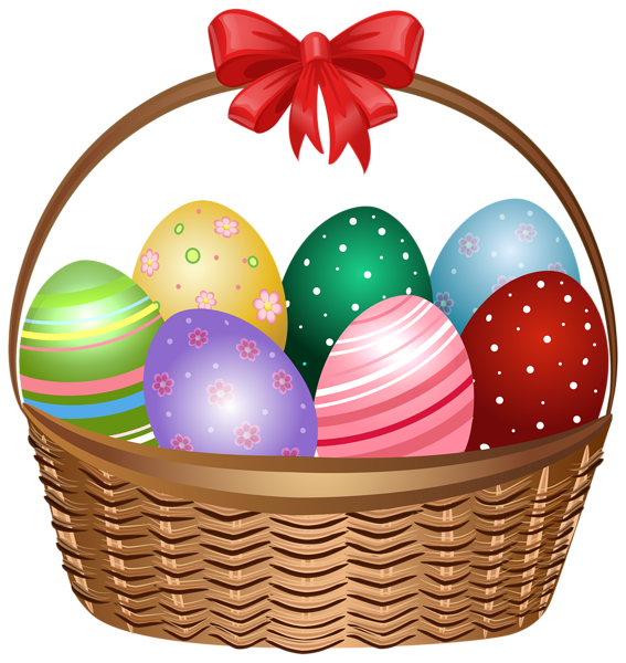 567x600 Easter Basket Clip Art Image Easter Clip Easter
