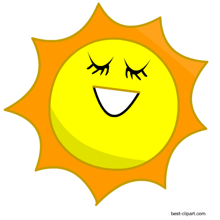 Happy Sun Clipart at GetDrawings | Free download