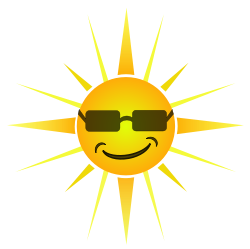 250x249 Wake Up With Our Free Sun Clip Art