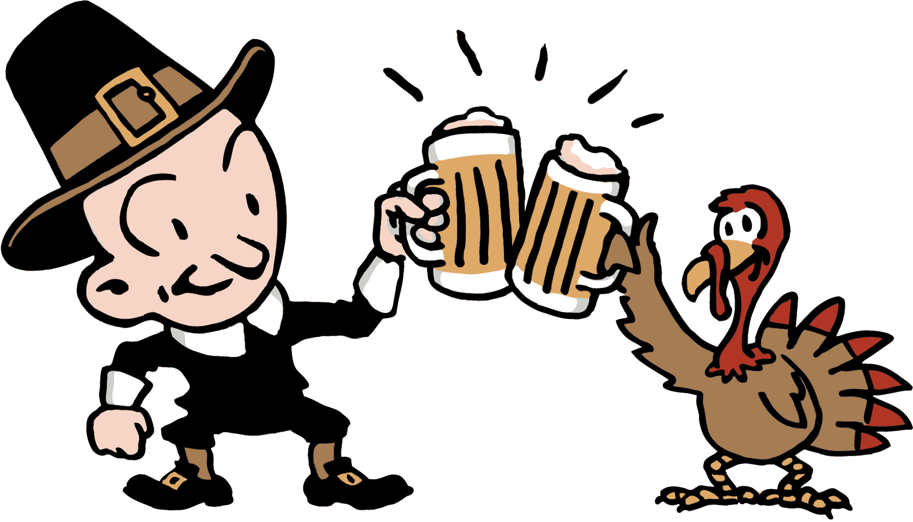 2921x1670 Drunk Turkey Clipart