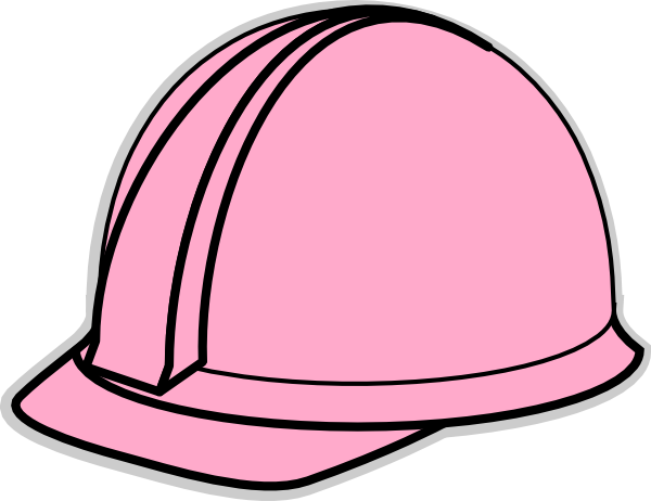 600x462 Lt Pink Hard Hat Clip Art