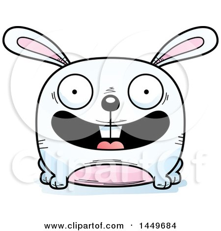 450x470 Clipart Graphic Of A Cartoon Loving Bunny Rabbit Hare Character
