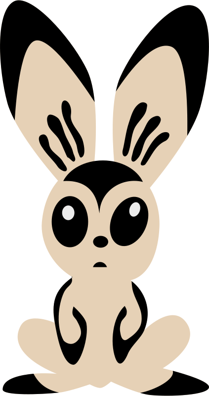 423x800 Free Clipart Hare By Rones Rones