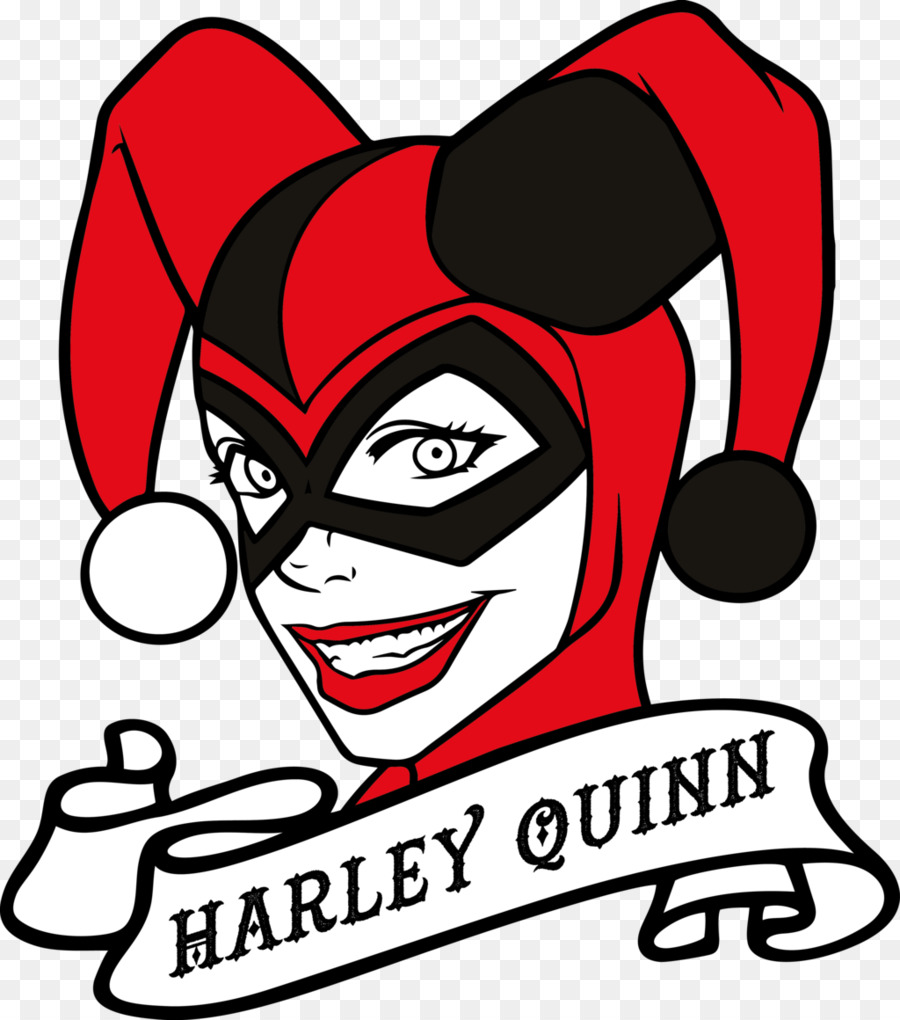900x1020 Harley Quinn Joker Clip Art