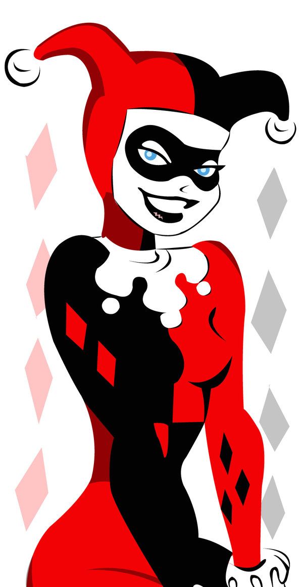 600x1160 Mask Clipart Harley Quinn 14.jpg Clip Art