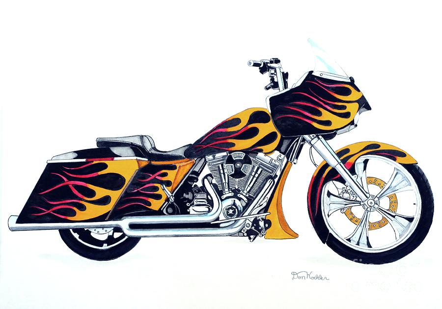 900x629 Harley Davidson Paintings
