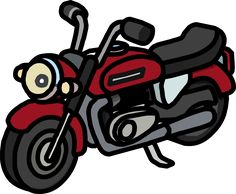 236x194 Harley Davidson Motorcycle Cartoon Clip Art Clipart