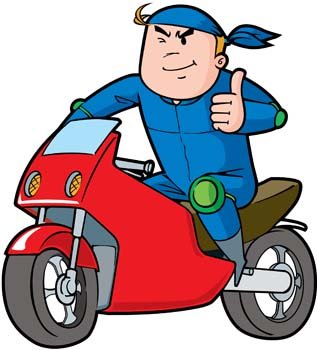 317x350 Motorcycle Coloring Page Free Clip Art