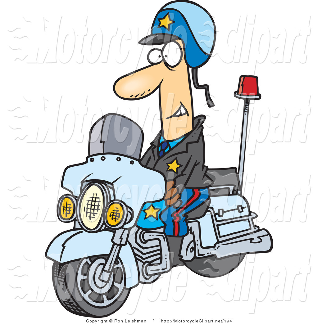 1024x1044 Police Motorcycle Clipart