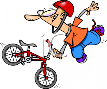 350x292 Bike Clipart Trick