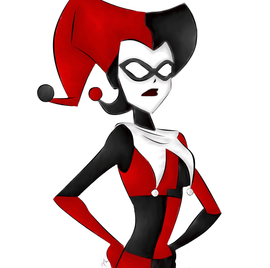 860x853 Harley Quinn By 4fallen4