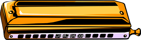 480x138 Harmonica Royalty Free Vector Clip Art Illustration Arts0026