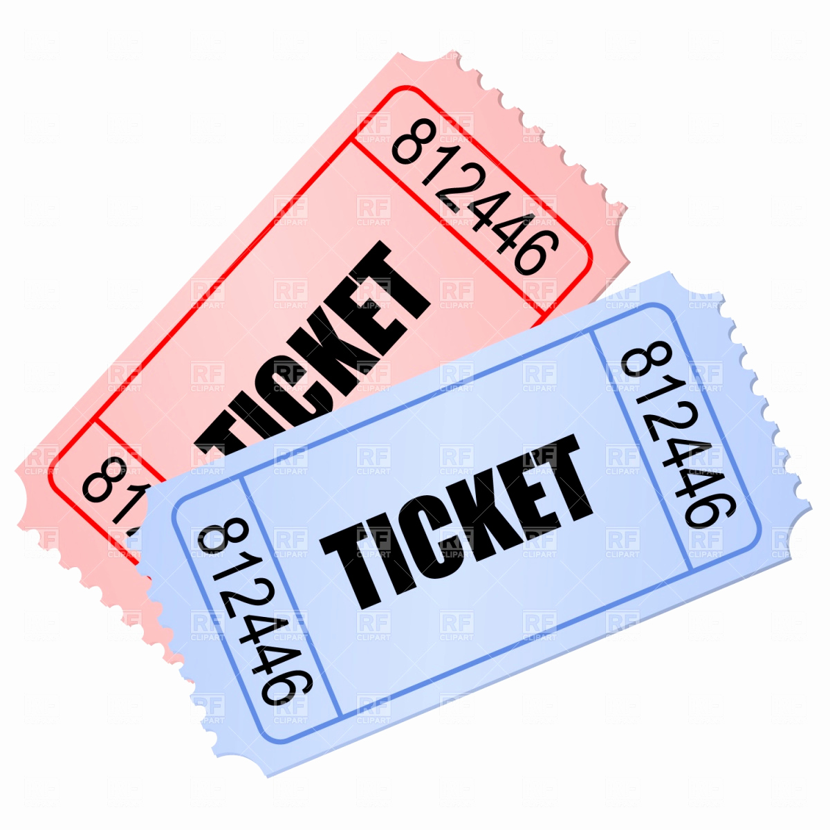 1200x1200 Movie Ticket Clip Art Images