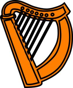 249x300 Golden Harp Royal Clip Art