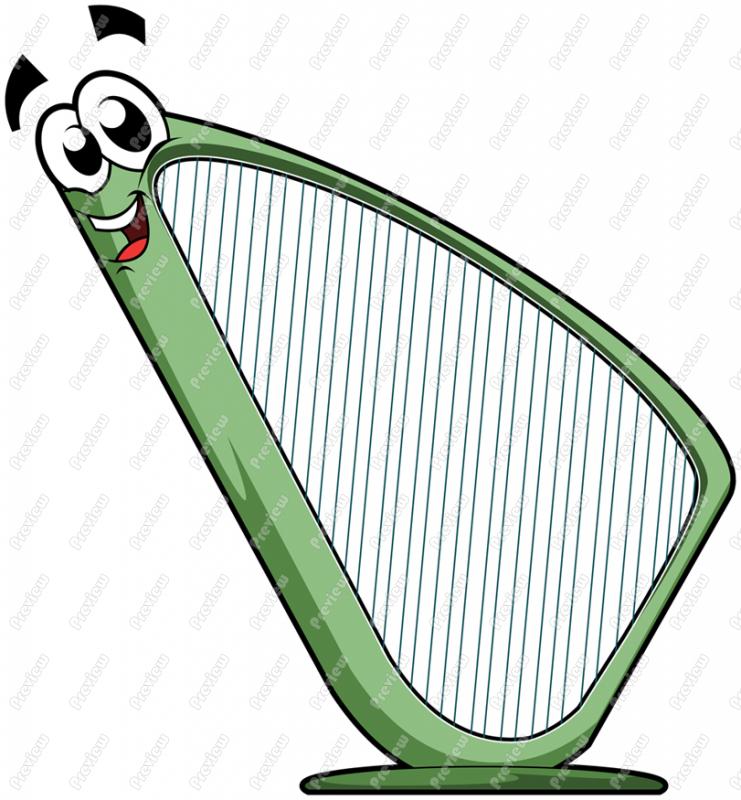741x800 Harp Character Clip Art